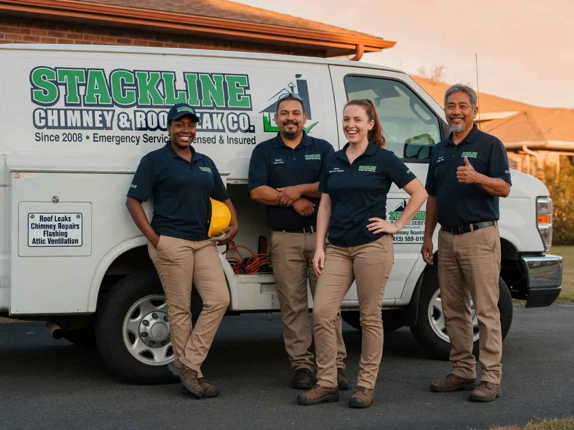 Chimney flashing repair company in Carson, MS